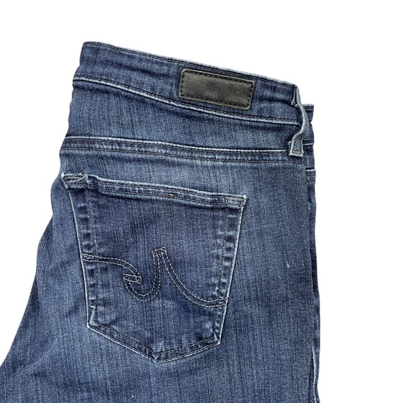 AG Adriano Goldschmied Jeans Leggings 28R Super Skinny‎ Zipper Denim Pockets - Picture 2 of 8